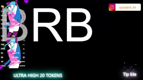 Snapshot of _abril77 chatting on April 8, 3:06 am Abril online show from April 8, 3:06 am