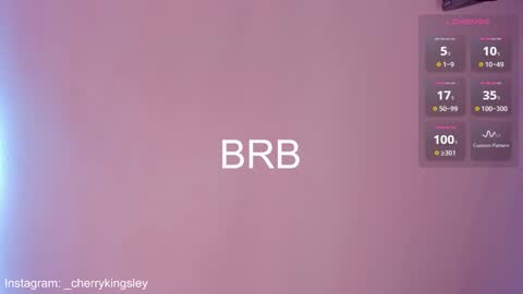 Snapshot of _cherrykingsley1 chatting on February 19, 2:23 pm Cherrykingsley online show from February 19, 2:23 pm