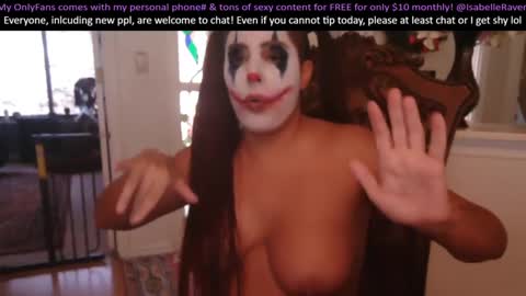 Snapshot of _isabelleraven chatting on January 17, 7:16 pm IsabelleRaven online show from January 17, 7:16 pm