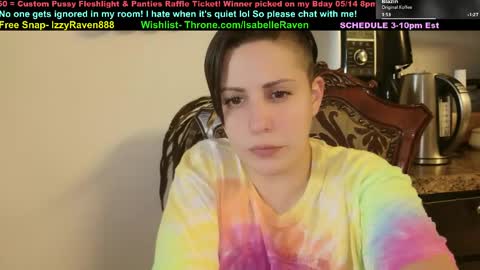 IsabelleRaven online show from April 28, 8:36 pm