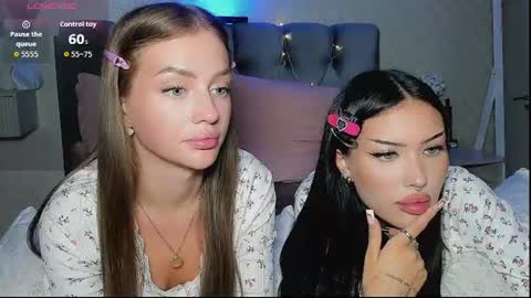 Jess blond and Leila brunette online show from June 29, 4:40 pm