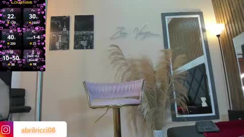 Snapshot of abril_ricci chatting on February 24, 3:23 am Abril  online show from February 24, 3:23 am