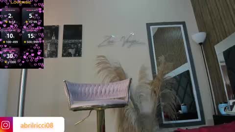 Snapshot of abril_ricci chatting on March 1, 3:43 am Abril  online show from March 1, 3:43 am