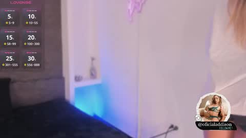 A D D I S O N  online show from February 13, 7:52 pm