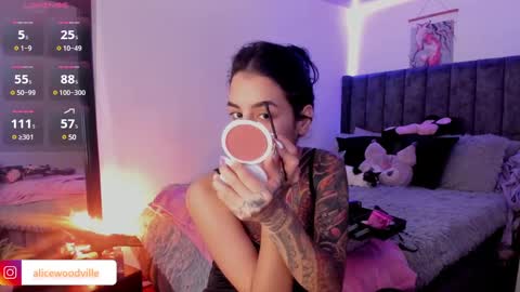 Snapshot of alicewoodville chatting on February 22, 5:57 pm Alice online show from February 22, 5:57 pm