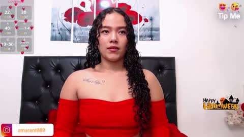 Snapshot of amaranta_f00x chatting on October 27, 12:42 pm Amaranta online show from October 27, 12:42 pm