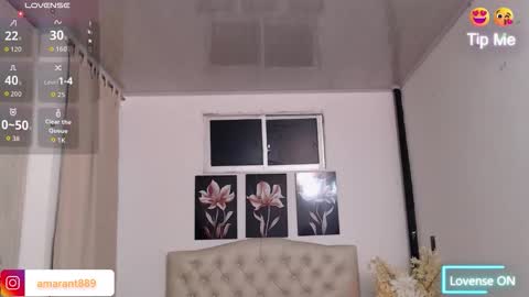 Snapshot of amaranta_f00x chatting on January 13, 12:21 pm Amaranta online show from January 13, 12:21 pm