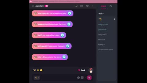 Snapshot of amirime chatting on February 24, 9:31 pm Aulani 3 online show from February 24, 9:31 pm