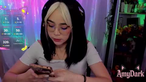Snapshot of amydarkk chatting on October 7, 5:10 pm Amy online show from October 7, 5:10 pm