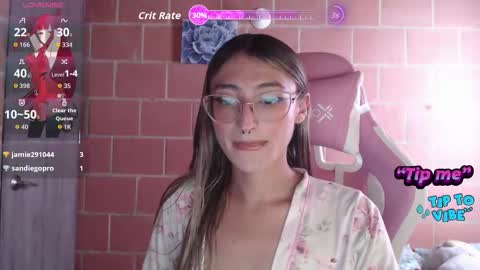 Snapshot of andrea_camila chatting on October 21, 4:41 pm Andrea  online show from October 21, 4:41 pm