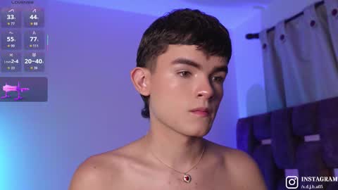Snapshot of angelocute_ chatting on October 7, 6:43 am Angelo I work from home this is my room online show from October 7, 6:43 am