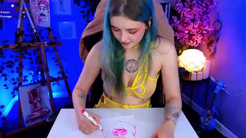 Snapshot of anna_bloom_ chatting on March 12, 7:49 pm Violett online show from March 12, 7:49 pm