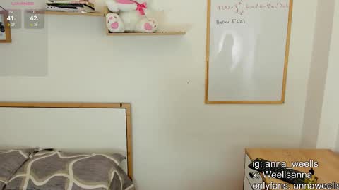  Anna Weells  online show from February 23, 1:30 pm