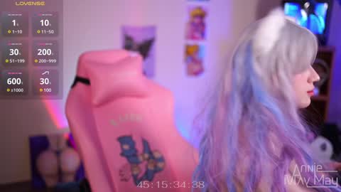 Snapshot of annie_may_may chatting on January 25, 2:25 pm Annie May   online show from January 25, 2:25 pm