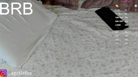 Snapshot of aprilinalba chatting on April 9, 12:54 am ALEKSANDRA POLYAKOVA online show from April 9, 12:54 am