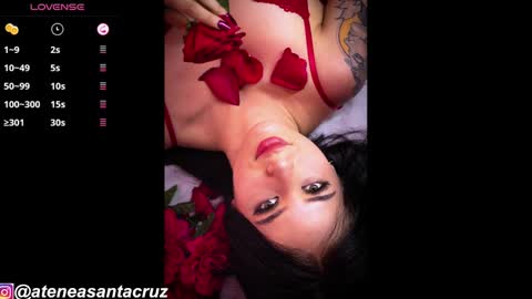 Snapshot of ateneasantacruz chatting on December 3, 11:24 pm Atenea  online show from December 3, 11:24 pm