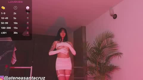 Snapshot of ateneasantacruz chatting on January 14, 2:19 am Atenea  online show from January 14, 2:19 am