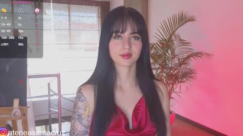 Snapshot of ateneasantacruz chatting on February 19, 8:10 pm Atenea  online show from February 19, 8:10 pm