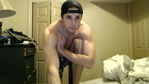 Snapshot of athleteguy55555 chatting on February 26, 4:36 am tommycb55555 online show from February 26, 4:36 am