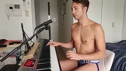 BareBritPianist online show from October 13, 5:51 am