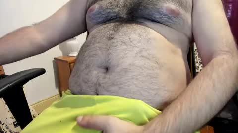 Snapshot of bear_dom_7 chatting on April 21, 7:28 pm DOM bear online show from April 21, 7:28 pm