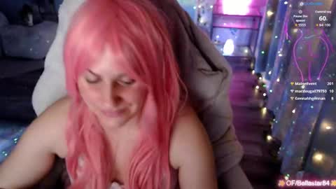 Snapshot of bellastar84 chatting on February 21, 6:58 am Starr40 online show from February 21, 6:58 am