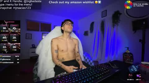 Snapshot of bigbadmj chatting on March 8, 5:07 am Asta online show from March 8, 5:07 am