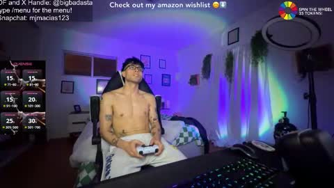 Snapshot of bigbadmj chatting on March 10, 3:34 am Asta online show from March 10, 3:34 am