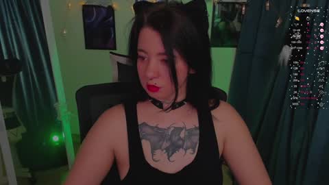Snapshot of black_kittie_01 chatting on December 18, 5:10 pm Black Kittie Wednesday - 1300 - 1900 GMT help me get 100 thumbs up online show from December 18, 5:10 pm