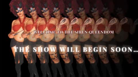 Snapshot of blacksirenqueen chatting on January 9, 10:51 am Queen Siren online show from January 9, 10:51 am