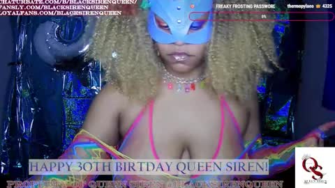 Snapshot of blacksirenqueen chatting on March 5, 8:32 am Queen Siren online show from March 5, 8:32 am