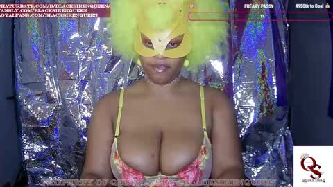 Snapshot of blacksirenqueen chatting on May 9, 2:50 am Queen Siren online show from May 9, 2:50 am