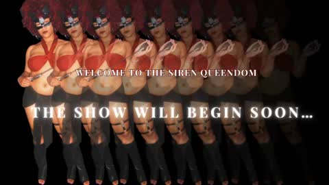 Snapshot of blacksirenqueen chatting on May 10, 1:33 am Queen Siren online show from May 10, 1:33 am