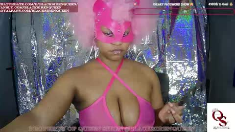 Snapshot of blacksirenqueen chatting on May 16, 2:19 am Queen Siren online show from May 16, 2:19 am