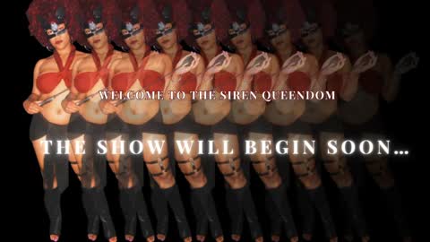 Snapshot of blacksirenqueen chatting on May 19, 1:22 am Queen Siren online show from May 19, 1:22 am