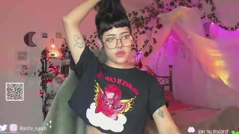   Im Nym  Justa nymph on twitter and IG online show from December 10, 1:43 am