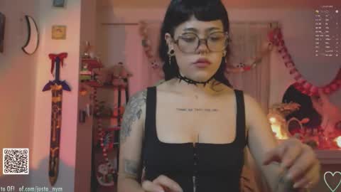   Im Nym  Justa nymph on twitter and IG online show from December 1, 2:49 am