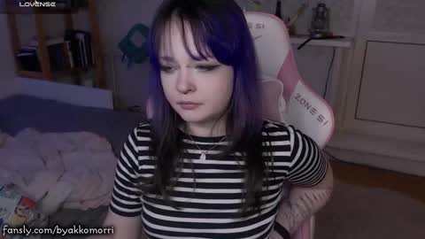 Snapshot of byakkomoriko chatting on February 1, 2:45 pm morri online show from February 1, 2:45 pm