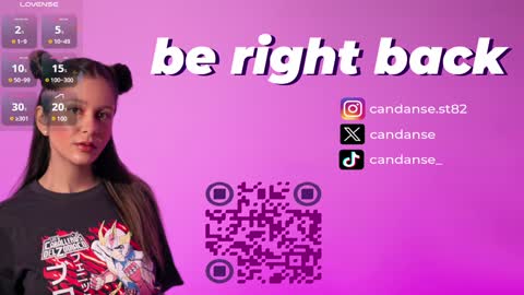 Candase online show from January 9, 2:54 am