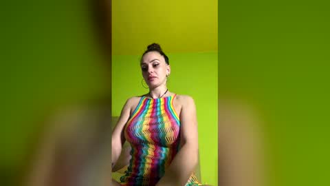 Snapshot of caramella02 chatting on April 16, 6:14 am Caramella online show from April 16, 6:14 am