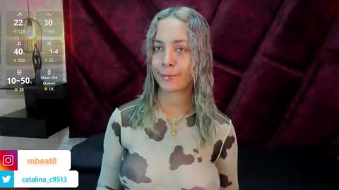 Catalina online show from March 22, 2:09 pm