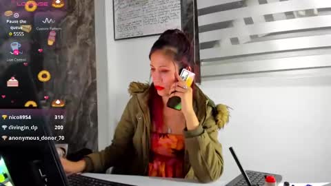 Snapshot of catt_evans1 chatting on January 29, 12:54 am CATT EVANS online show from January 29, 12:54 am