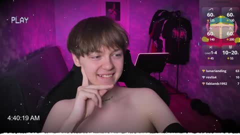 lynxy online show from December 23, 1:40 am