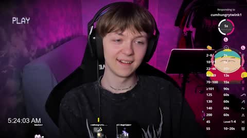 lynxy online show from January 12, 2:24 am