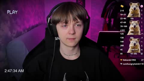 lynxy online show from January 12, 11:47 pm