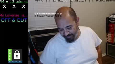 Snapshot of chunkymonkey420 chatting on March 6, 7:03 am Spencer Smokey Bear online show from March 6, 7:03 am