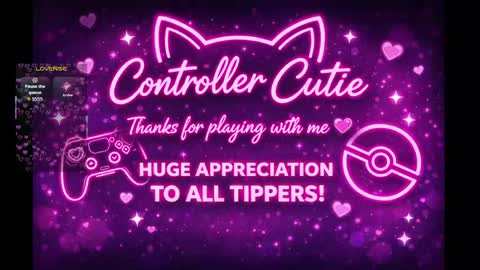 controllercutie online show from June 4, 6:30 am
