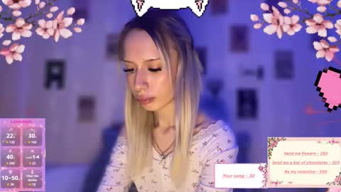 Snapshot of dellacampbell chatting on February 13, 12:34 pm Della online show from February 13, 12:34 pm