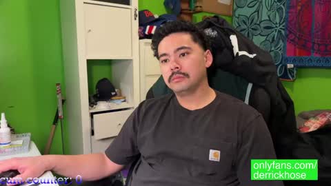 Snapshot of derrick_hose chatting on January 29, 12:12 am Derrick Hose online show from January 29, 12:12 am