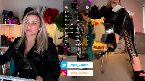Snapshot of erika_kirman chatting on November 21, 1:54 pm Erika online show from November 21, 1:54 pm